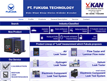Tablet Screenshot of fukuda-id.com